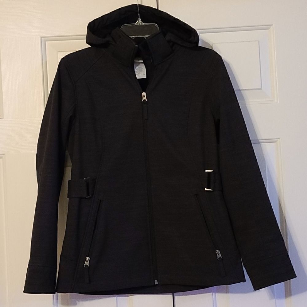 Free Country black fur lined weather proof jacket
